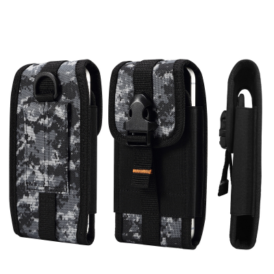  Universal fabric mobile phone pouch designed to be worn on a belt.6.7-7.2inch Black(Only Ground Shipping)