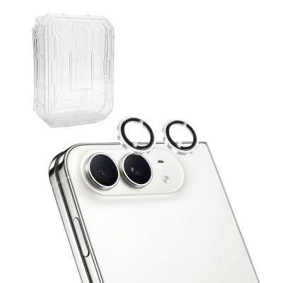  [10 Pack] AR+AF Pro+ Eagle Eye Camera Lens Protector for  iPhone Duo - Silver