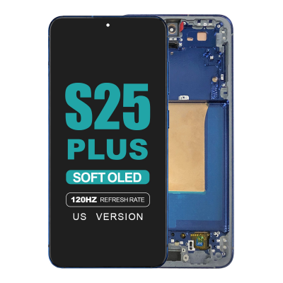 samsung galaxy s25 plus 5g s936 navy screen with frame