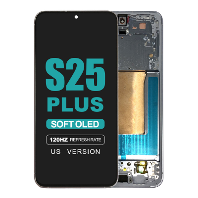 samsung galaxy s25 plus 5g s936 icy blue screen with frame