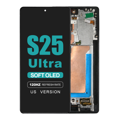 galaxy s25 ultra 5g us version s938u screen assembly frame titanium black