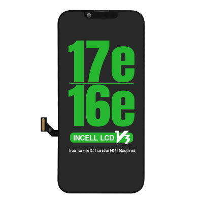  Diagnosable LCD Screen Digitizer Assembly Replacement for iPhone 17e/ 16e (IC Transfer NOT Required)(Incell/ COF)