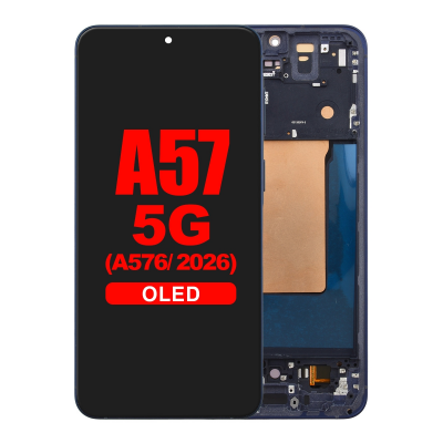 OLED Screen Digitizer with Frame Replacement for Samsung Galaxy A57 5G (2026) A576 (Aftermarket) - Awesome Navy