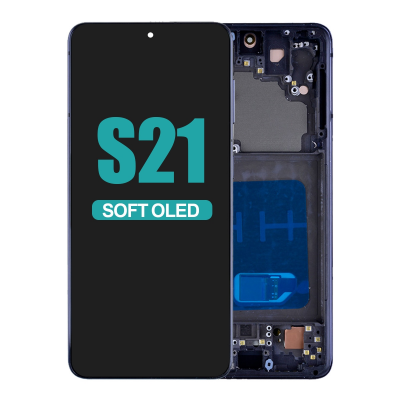Samsung S21 OLED Screen Replacement Phantom Gray with Frame G991