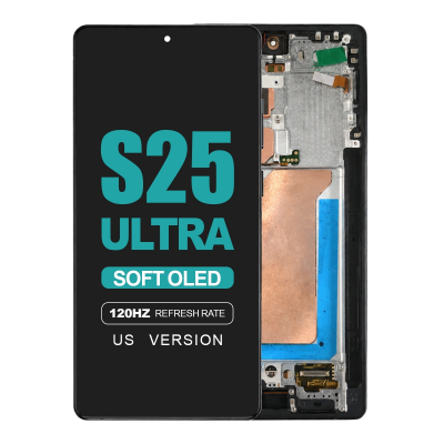 galaxy s25 ultra 5g us version s938u screen assembly frame titanium black