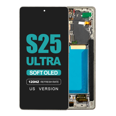 galaxy s25 ultra 5g us version s938u screen assembly frame silverblue