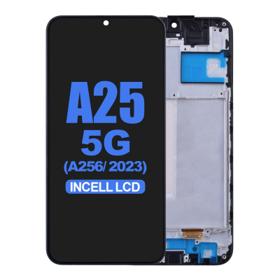 Samsung A25 5G screen replacement with frame