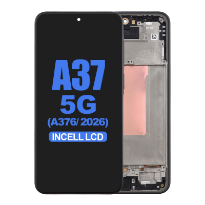  LCD Screen Digitizer Assembly Replacement with Frame for Samsung Galaxy A37 5G A376 (Incell)