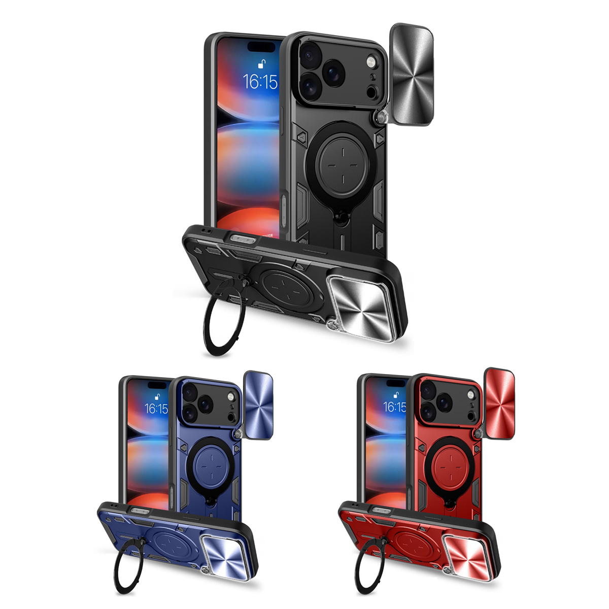 iPhone 17 Pro Max Case with camera lens cover