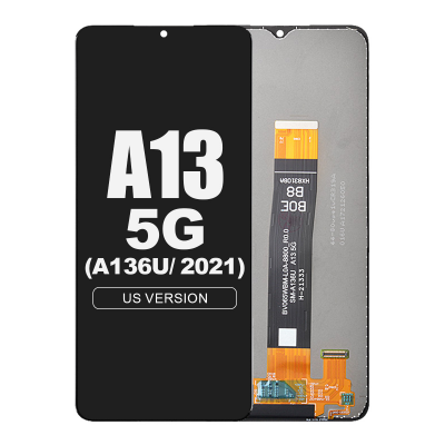 LCD Screen Digitizer Assembly for Samsung Galaxy A13 5G (2021) A136U - Black black LCD screen for Galaxy A13
