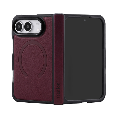  Magnetic Gear Leather Case for iPhone Duo Red (Only Ground Shipping)