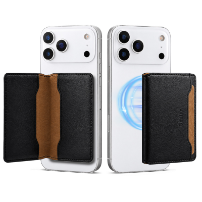  Leather Magnetic Wallet Black (Only Ground Shipping)
